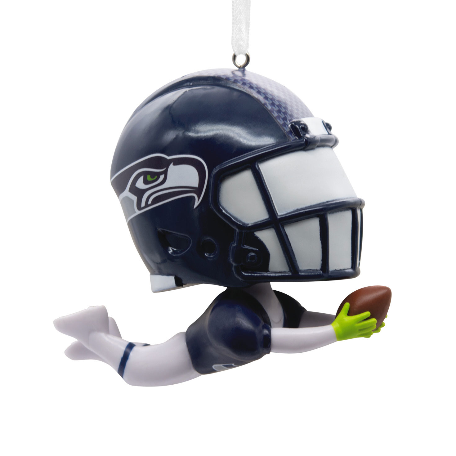 thumbnail image 2 of Seattle Seahawks Gingerbread Reindeer Christmas Tree Ornament – NFL Football Fan Gift 2 of 5