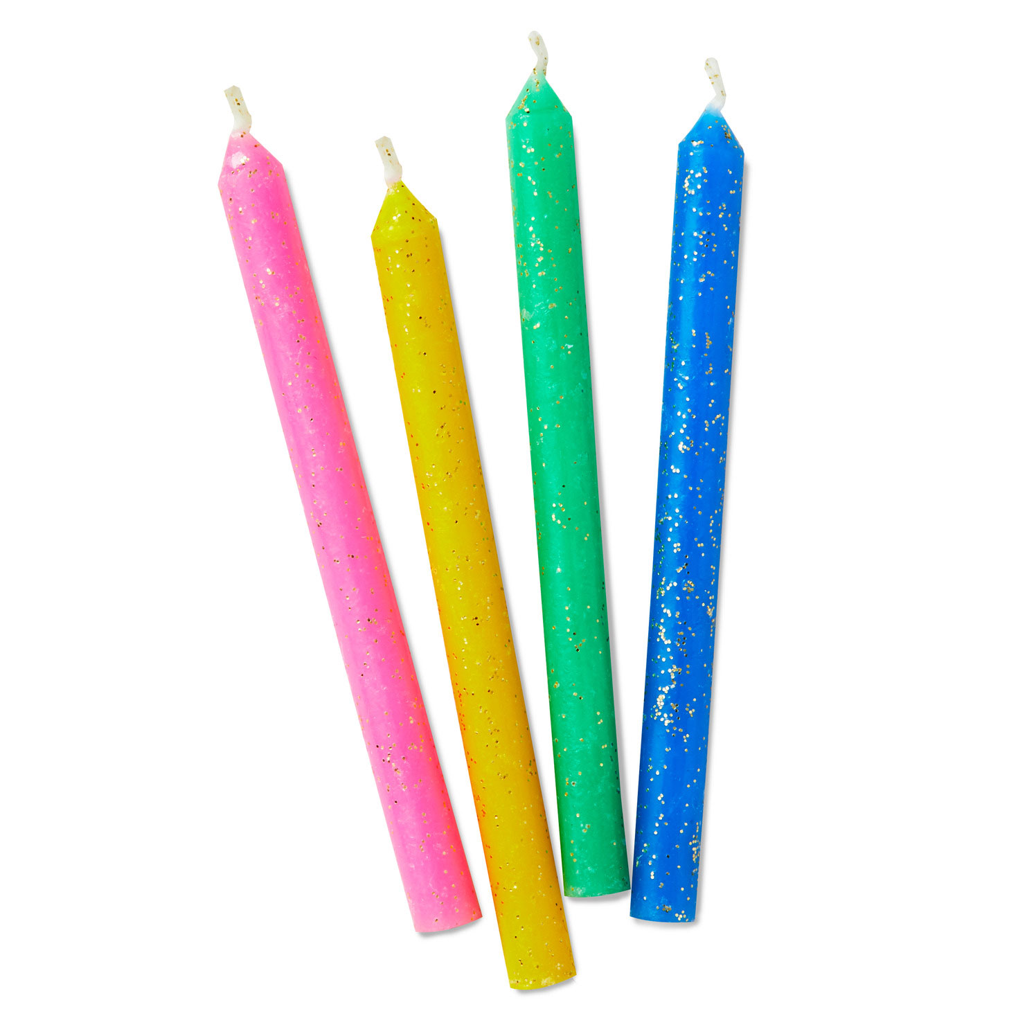 Assorted Color With Glitter Birthday Candles, Set of 16 Cake Toppers & Candles Hallmark