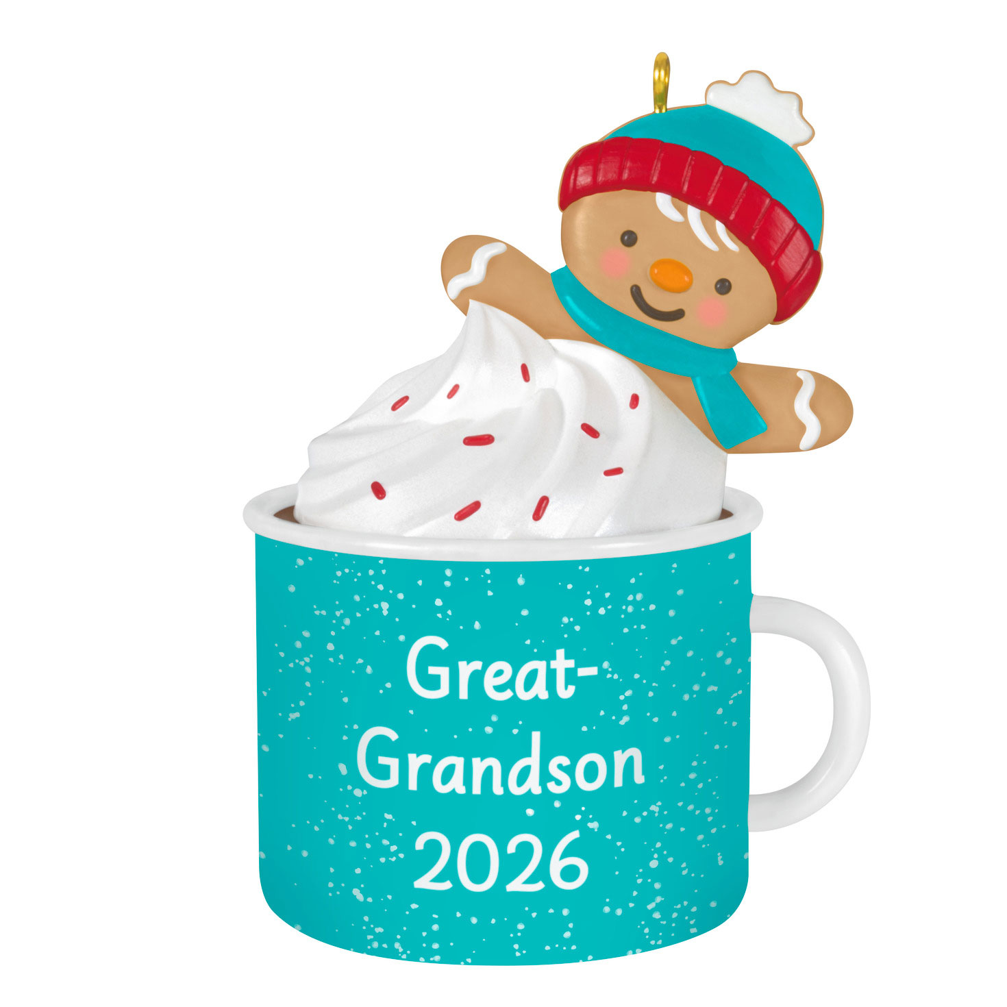 Great-Grandson Hot Cocoa Mug 2026 Ornament - Keepsake Ornaments