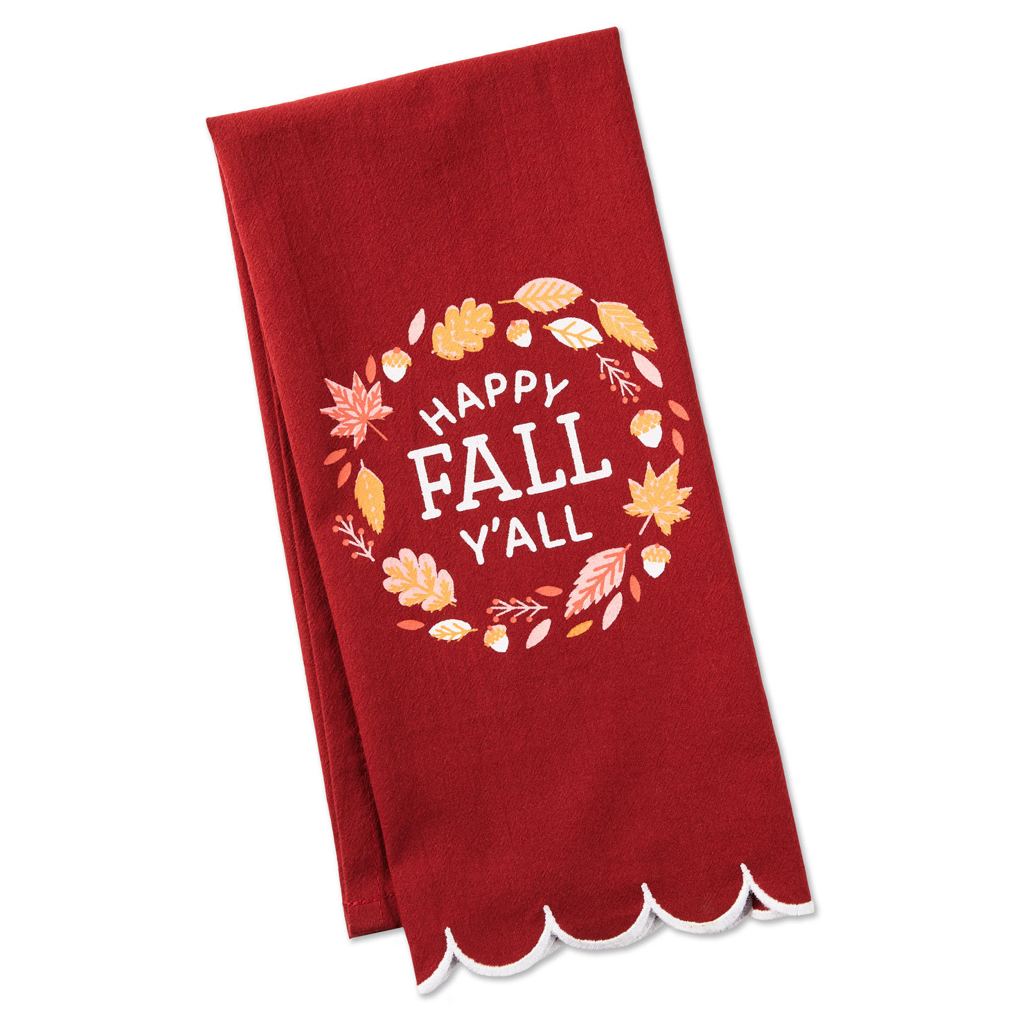 Happy Fall Y'all Tea Towel, 18x26 - Kitchen Linens | Hallmark