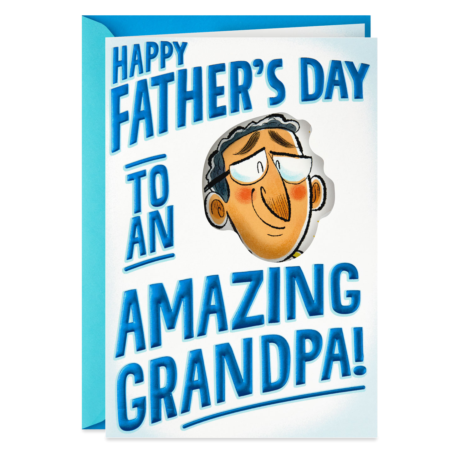 Download Grandpa on a Pedestal Funny Pop-Up Father's Day Card ...