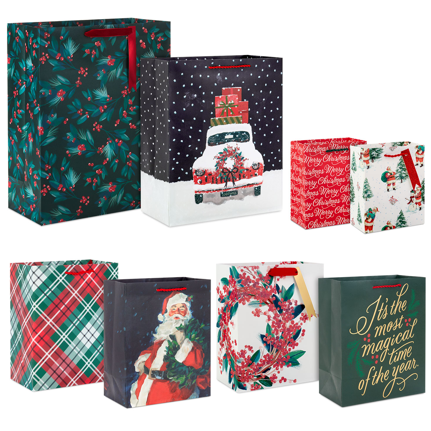Home for Christmas Gift Bag Set End of Life Hallmark