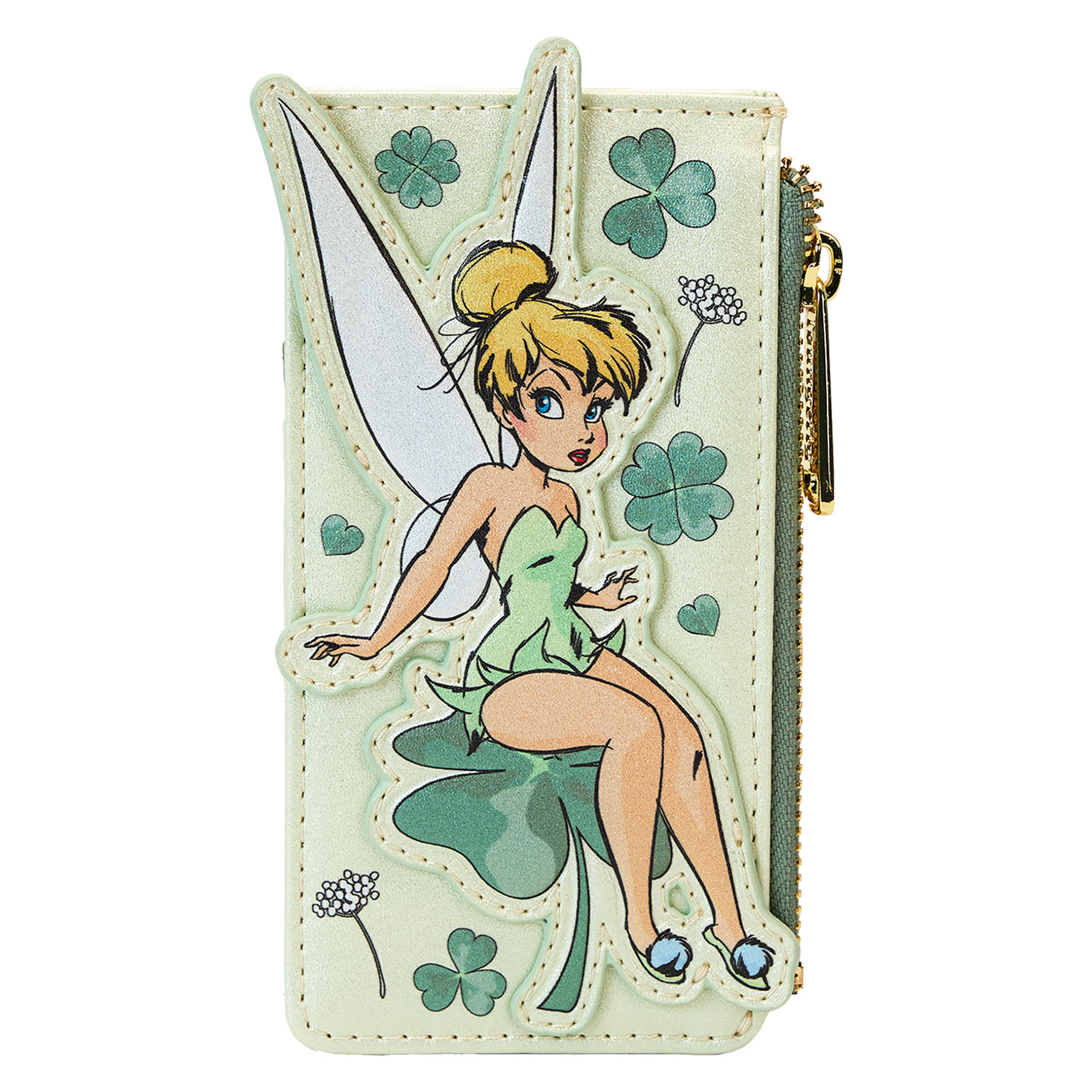 【loungefly】ティンカーベル カードホルダー Loungefly Disney Tinker Bell Zippered Card Holder - Handbags