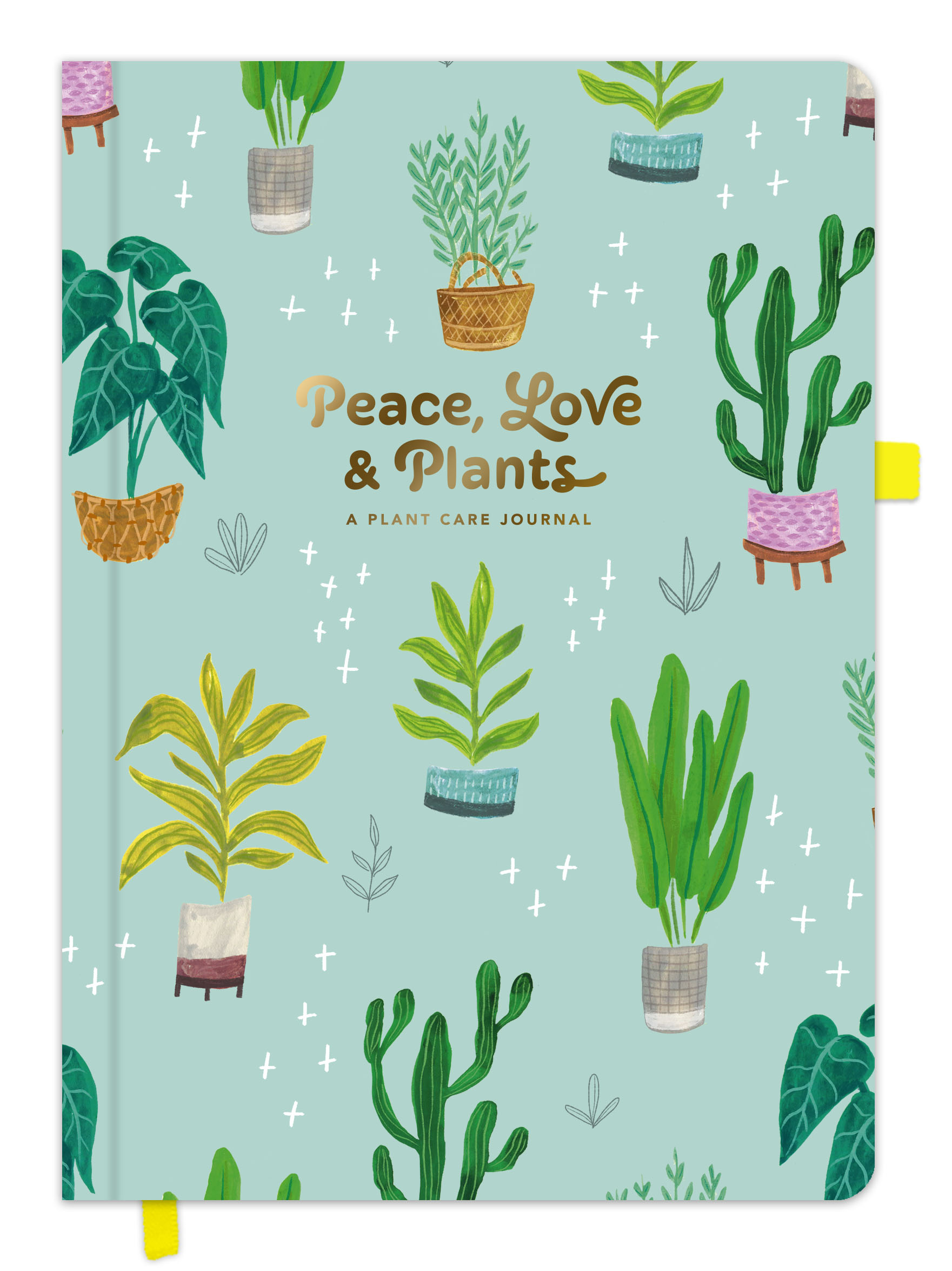 Peace, Love and Plants Plant Care Prompted Journal, , hgs-image