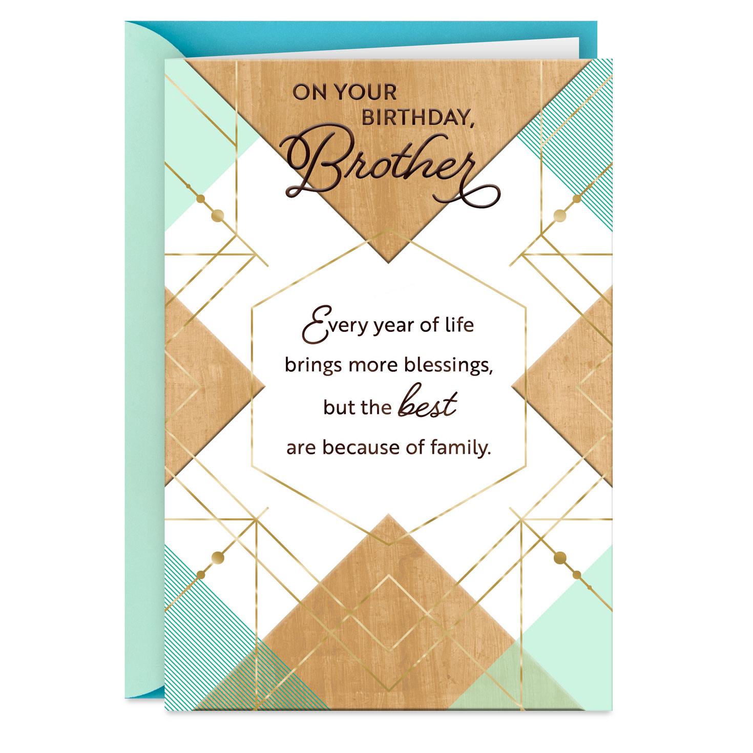 All the Memories We've Shared Birthday Card for Brother Greeting