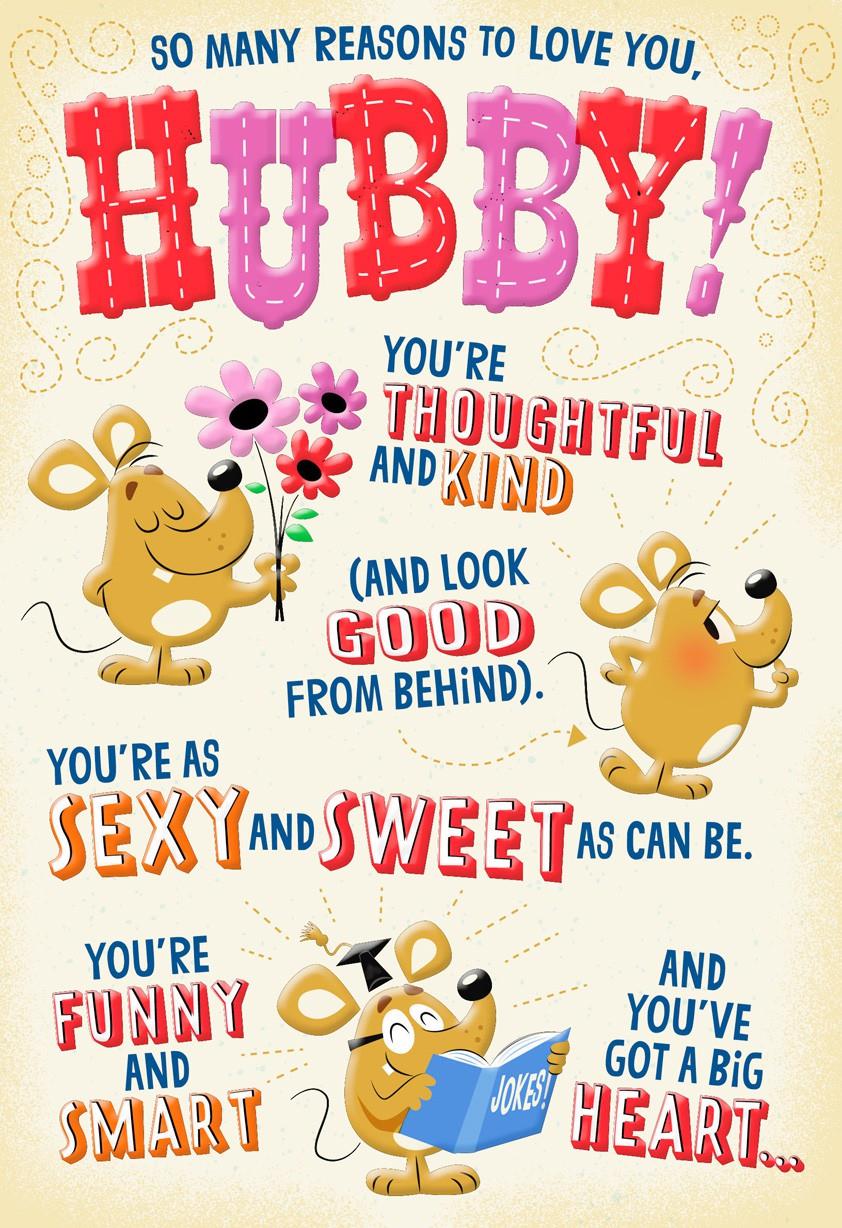 You Put Up With Me Funny Sweetest Day Card for Husband