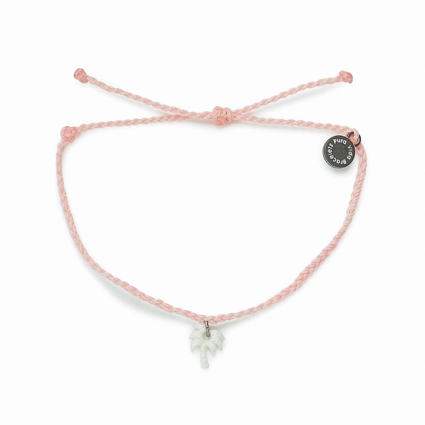 Pura Vida Palm Tree Charm on Pink Bracelet for only USD 13.00 Hallmark