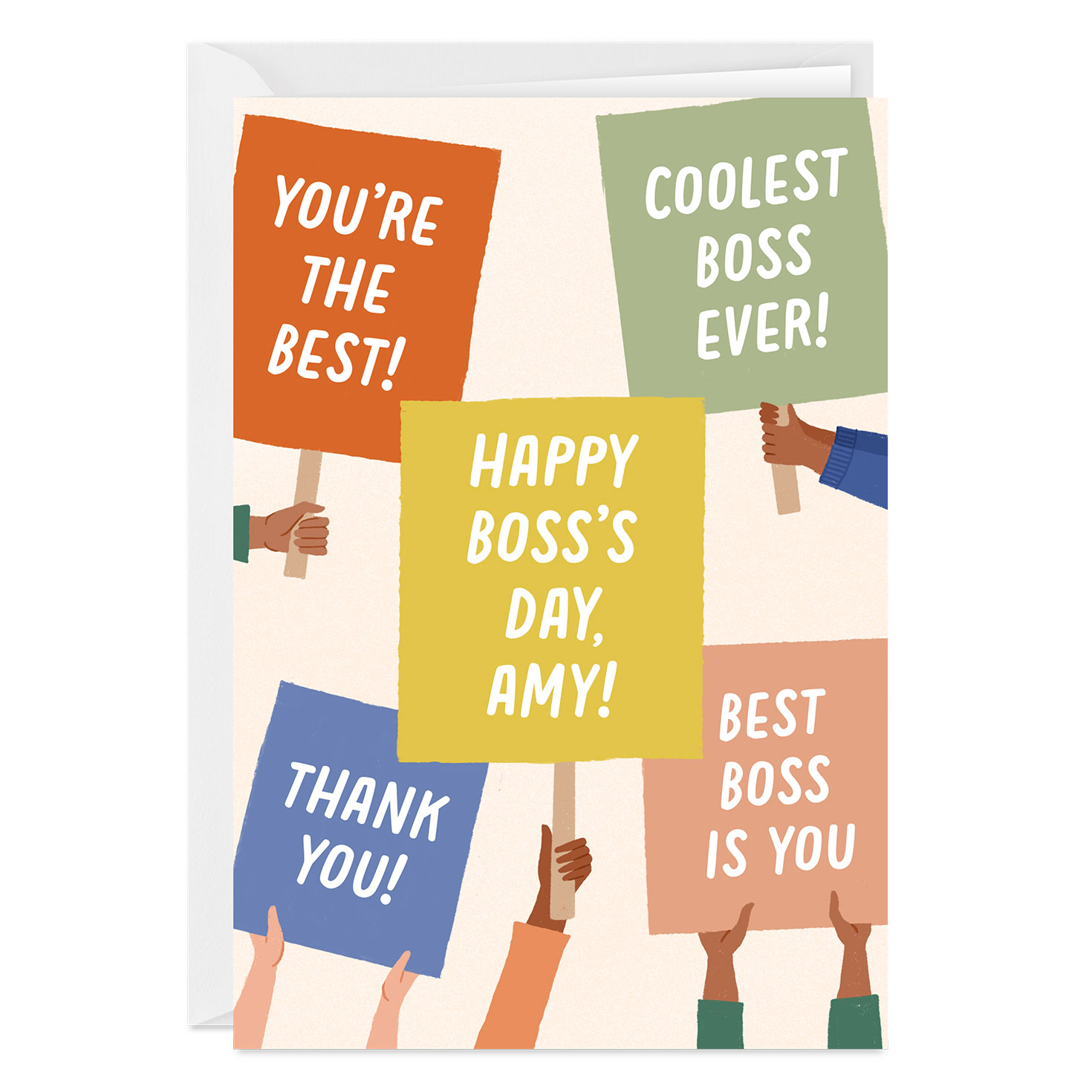 Fun Signs Custom Boss s Day Card Greeting Cards Hallmark