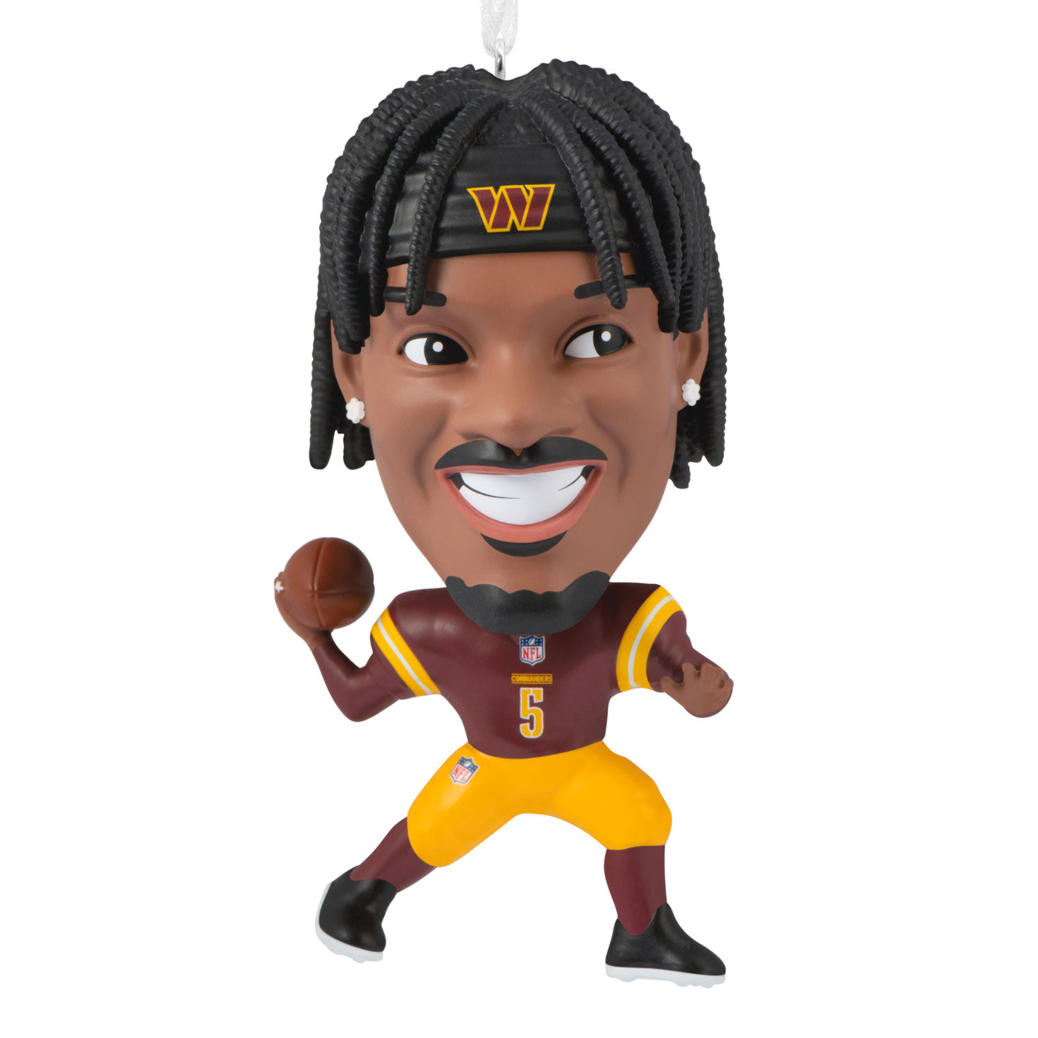 NFL Washington Commanders Jayden Daniels Bobblehead Hallmark