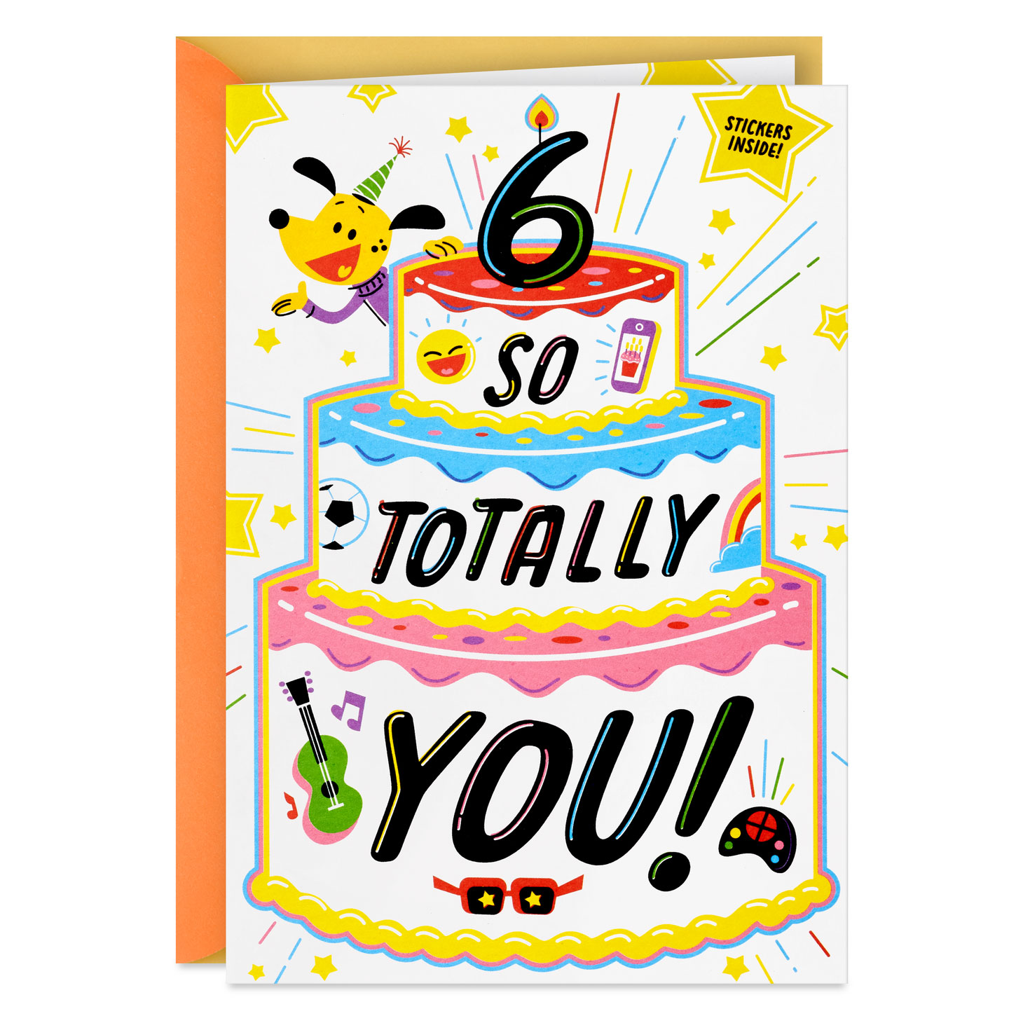 Fantastic and Fun 6th Birthday Card With Stickers - Greeting Cards ...