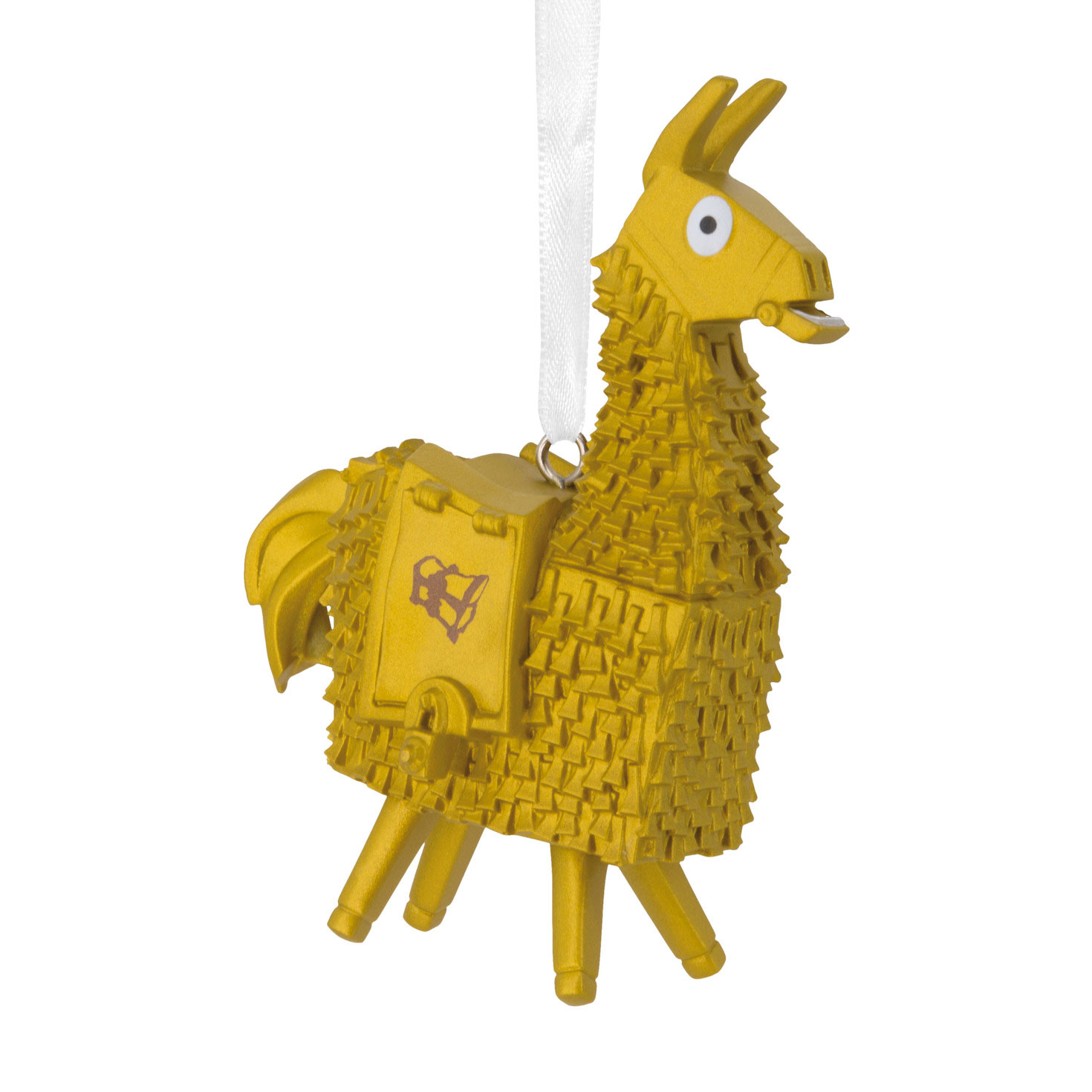 Fortnite Golden Loot Llama Hallmark Ornament - Hallmark