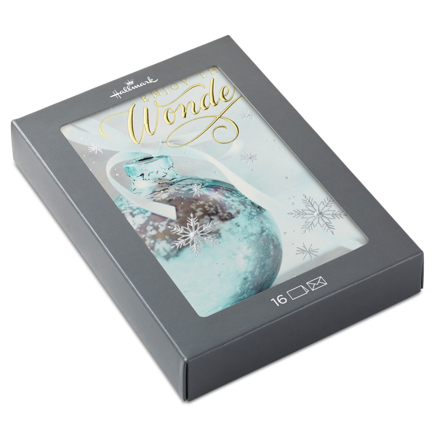 Enjoy the Wonder Ornament Boxed Christmas Cards, Pack of 16