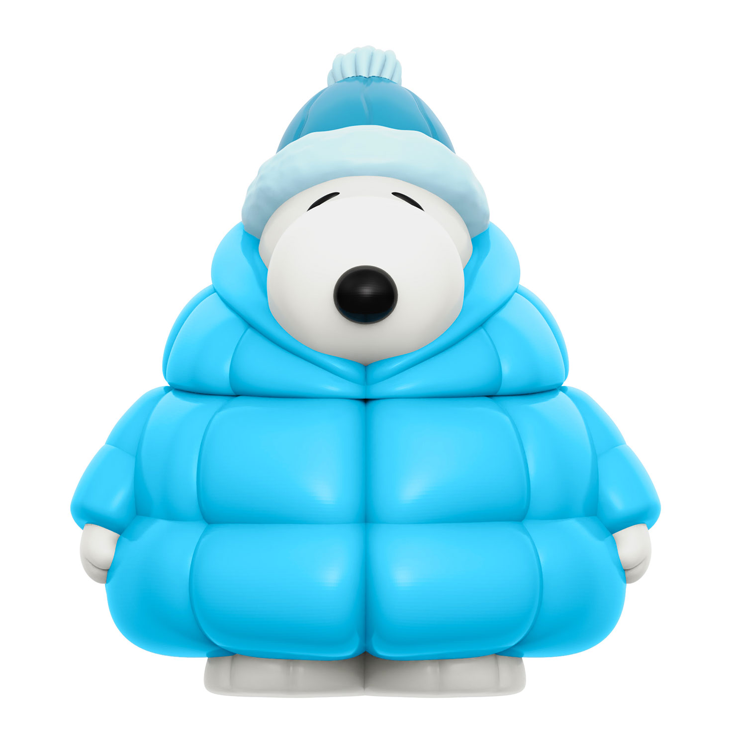 Super7 Peanuts Fun Fun Puffy Coat Snoopy Vinyl Figurine, 5