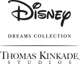 Disney Dreams Collection By Thomas Kinkade Studios Mickey and Minnie Christmas Card, , licensedLogo