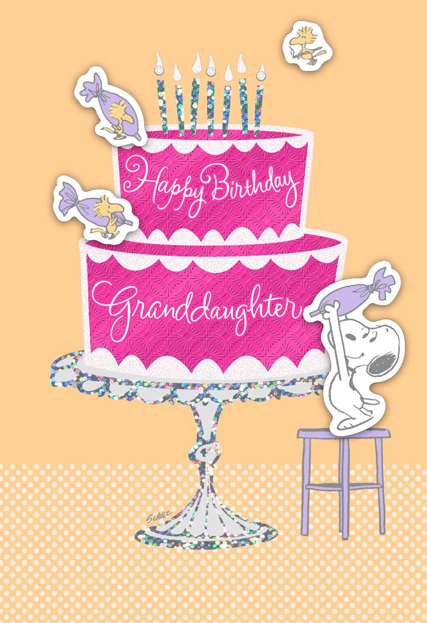 Enjoy the Day Granddaughter Peanuts® Birthday Card Enjoy the Day Granddaughter Peanuts® Birthday Card