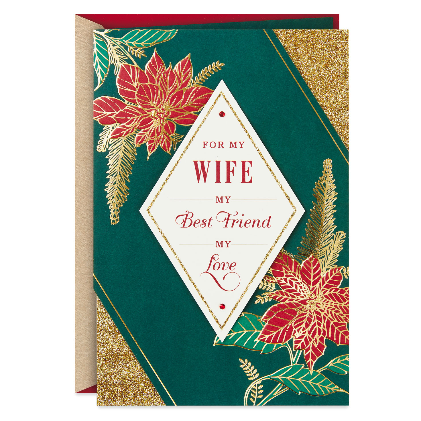 my wife my best friend my love christmas card greeting