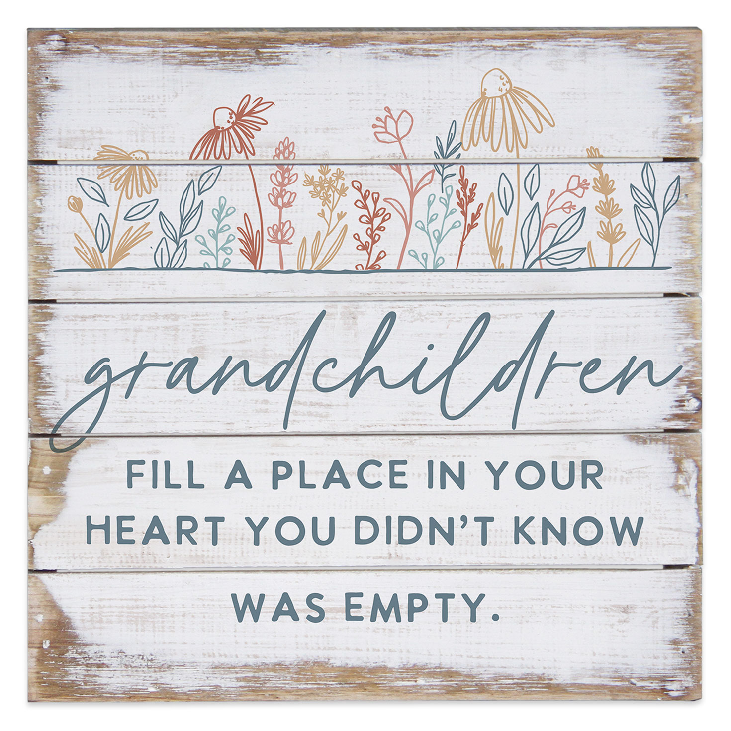 Simply Said Grandchildren Quote Pallet Wood Sign 