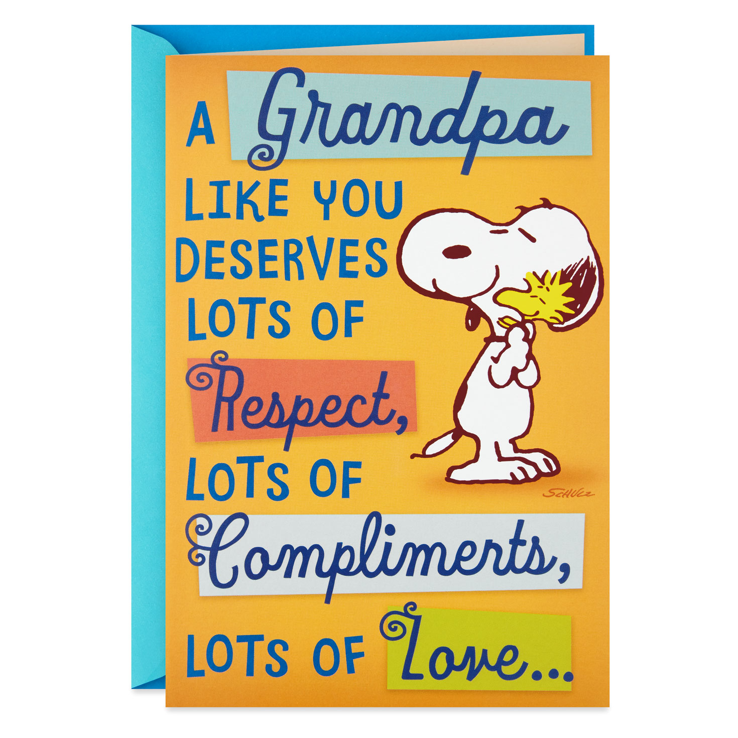 Download Peanuts® Snoopy A Grandpa Like You Father's Day Card ...