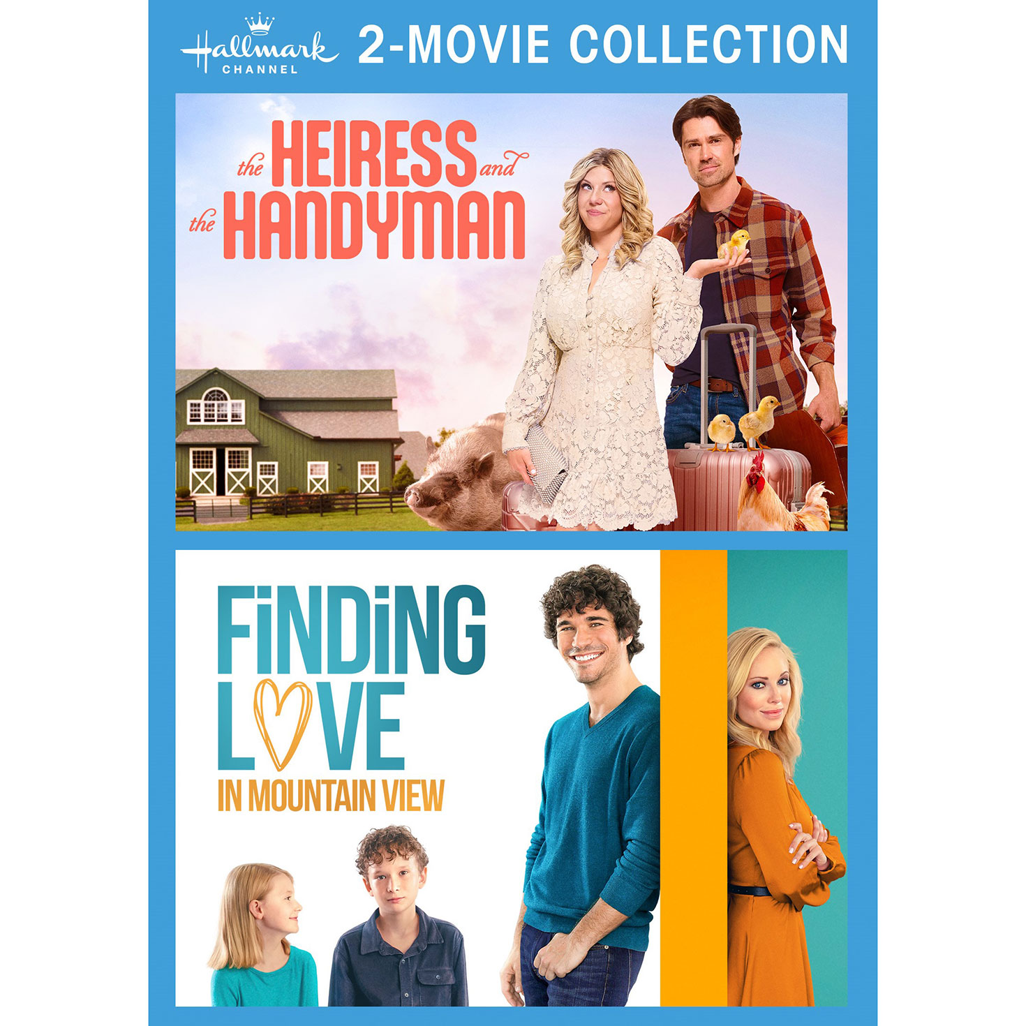 Hallmark 2-Movie DVD: The Heiress and the Handyman, Finding Love