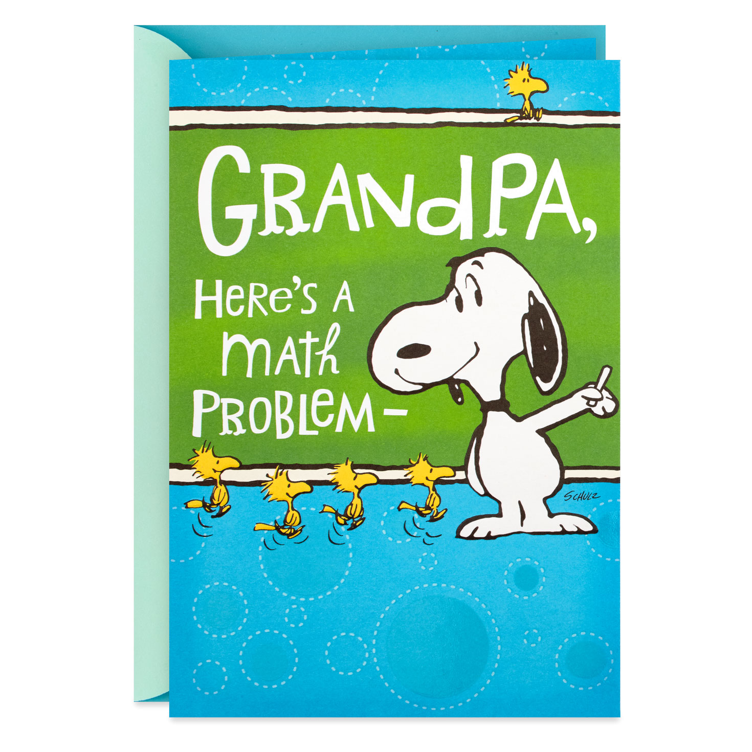 Download Peanuts® Snoopy at Chalkboard Father's Day Card for ...