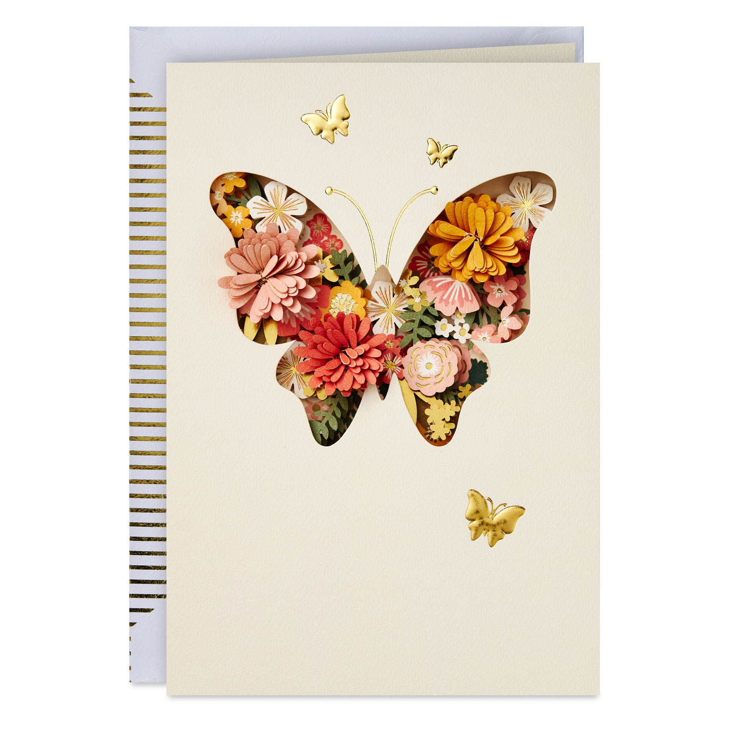 Floral Butterfly Blank Card - Greeting Cards | Hallmark