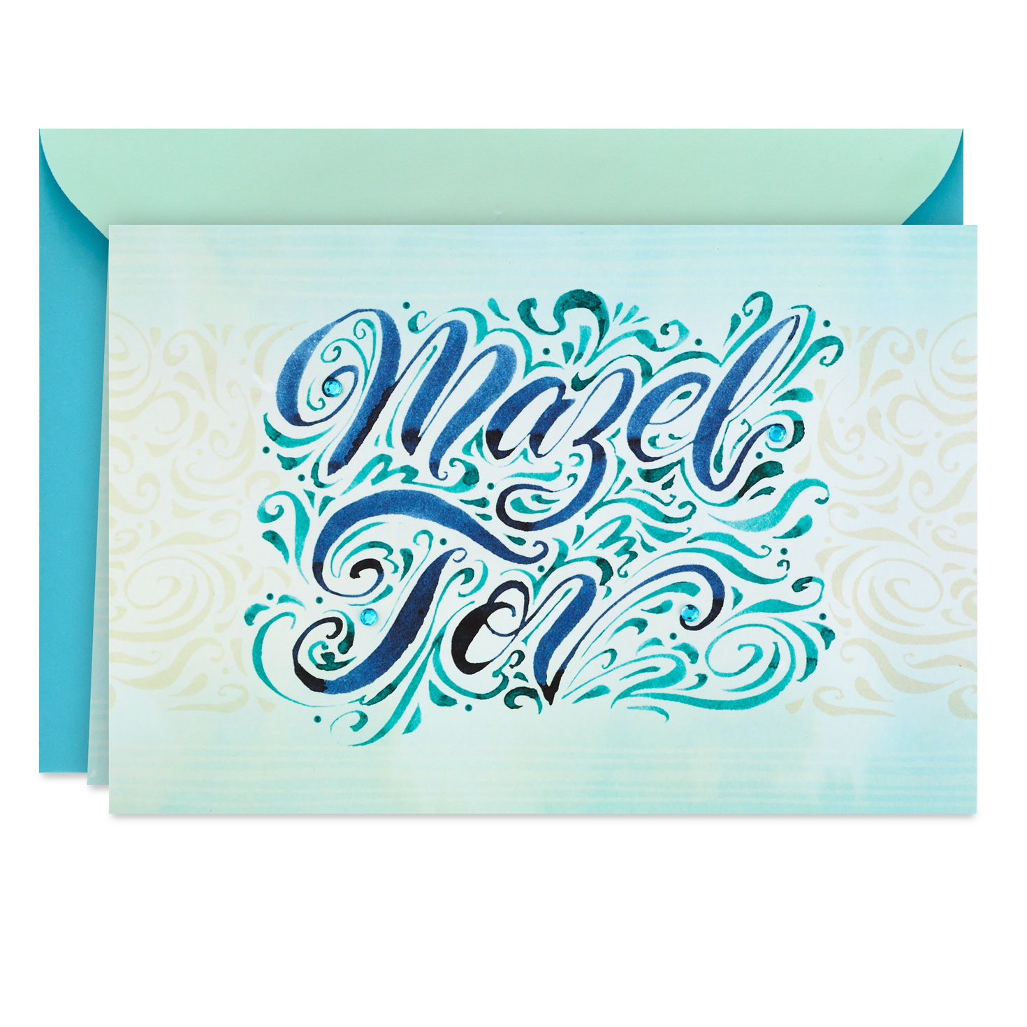 Watercolor Mazel Tov Bat Mitzvah Card - Greeting Cards | Hallmark watercolor-mazel-tov-bat-mitzvah-card-greeting-cards-hallmark