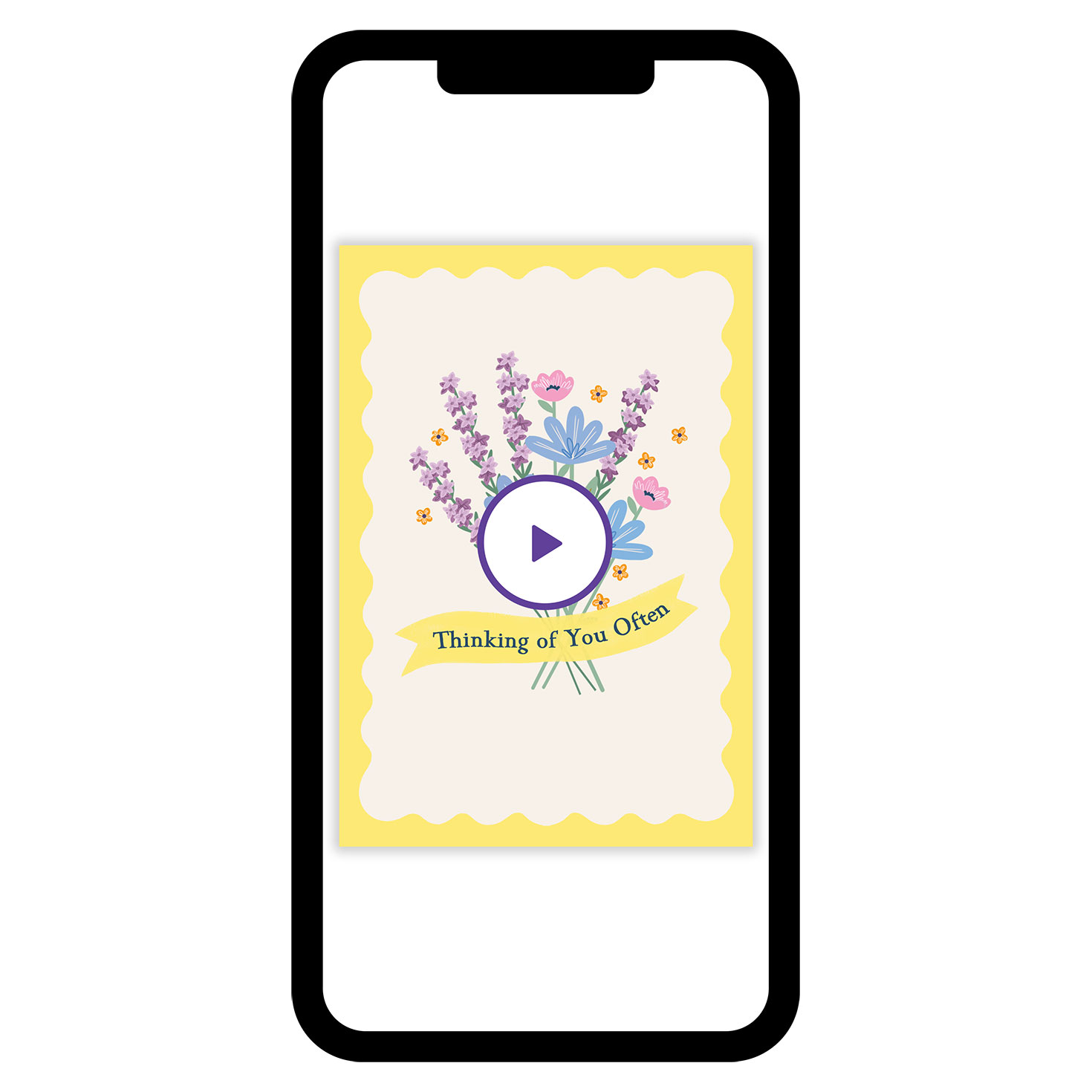 Sweet Flower Bouquet Custom Thinking of You eCard - eCards | Hallmark