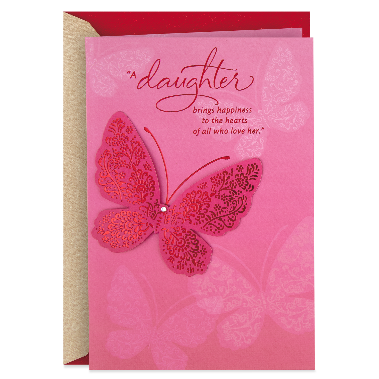Butterfly for Daughter Valentine's Day Card - Greeting Cards - Hallmark