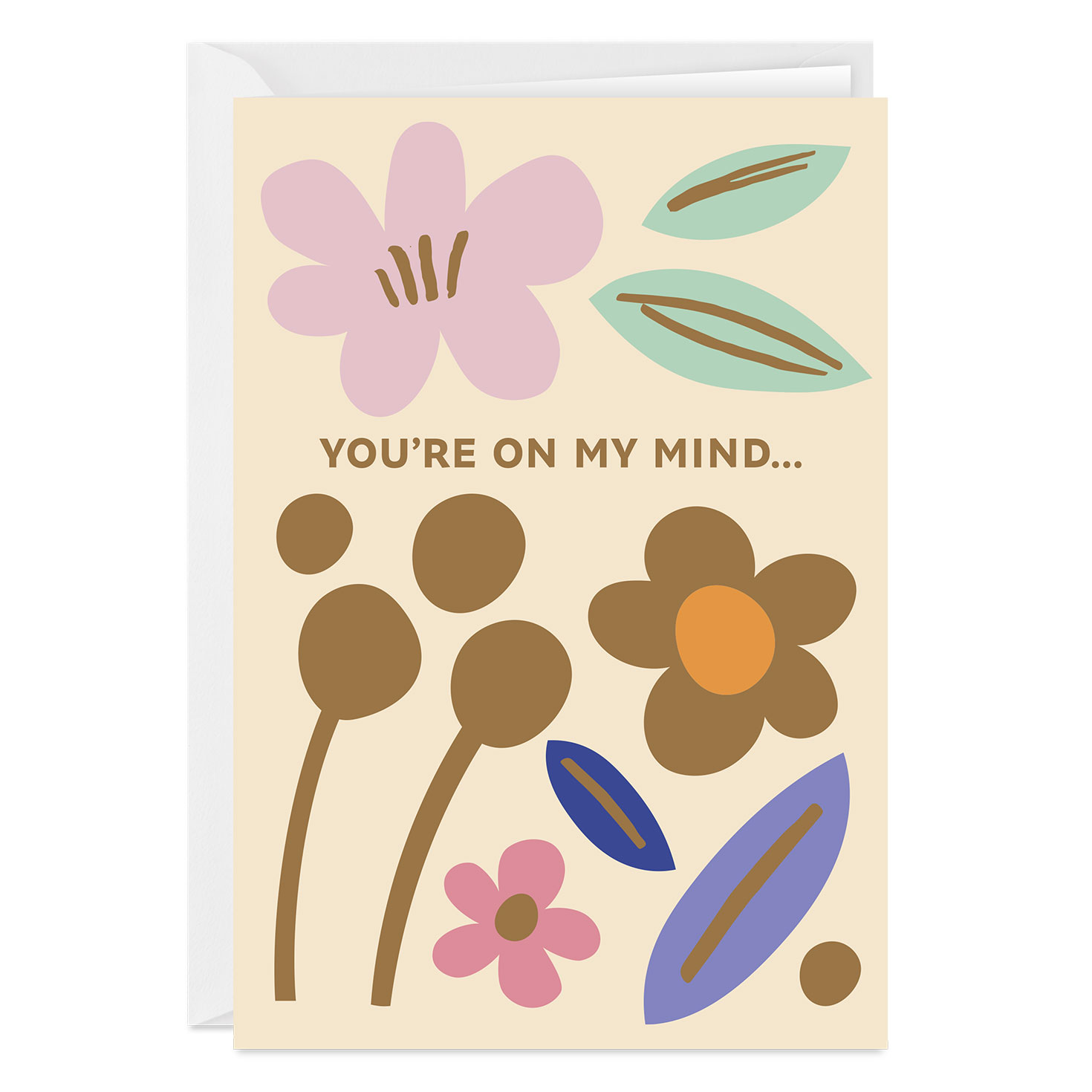 On My Mind and In My Heart Custom Card - Greeting Cards