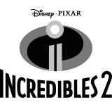 Disney/Pixar Incredibles 2 Jack-Jack vs. Raccoon Ornaments, Set of 2, , licensedLogo