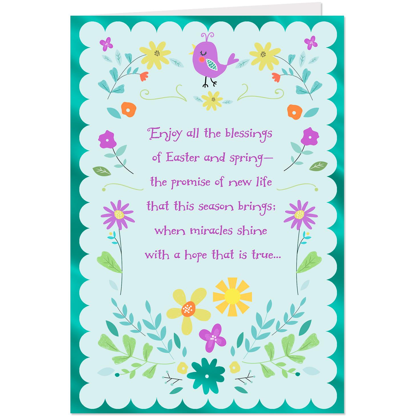Blessings of Easter and Spring Religious Easter Cards, Pack of 10 - Boxed Cards - Hallmark