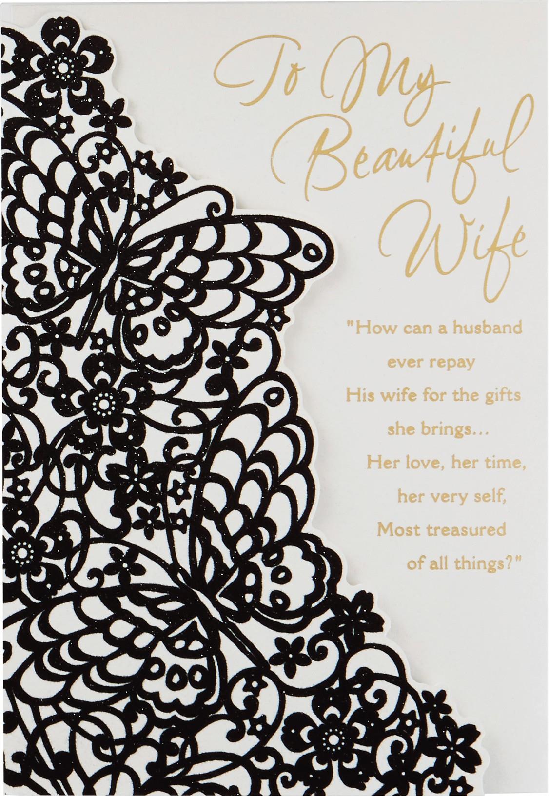 mothers day card from husband