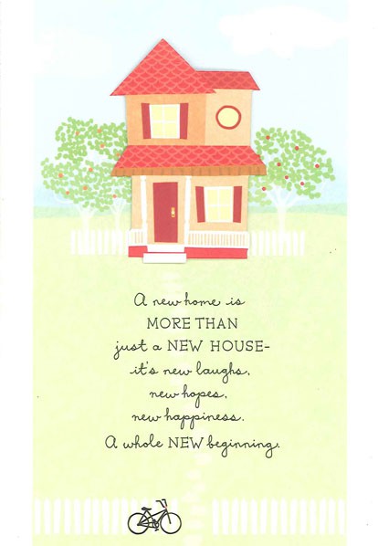 Hopes & Happiness New Home Congratulations Card - Greeting 