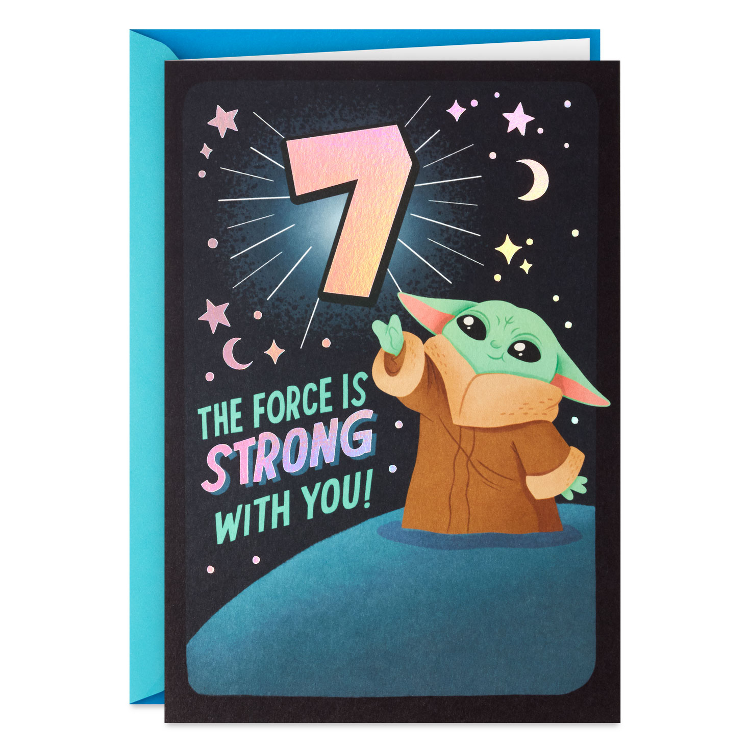 Star Wars™ Grogu™ Epic Day 7th Birthday Card Greeting Cards Hallmark