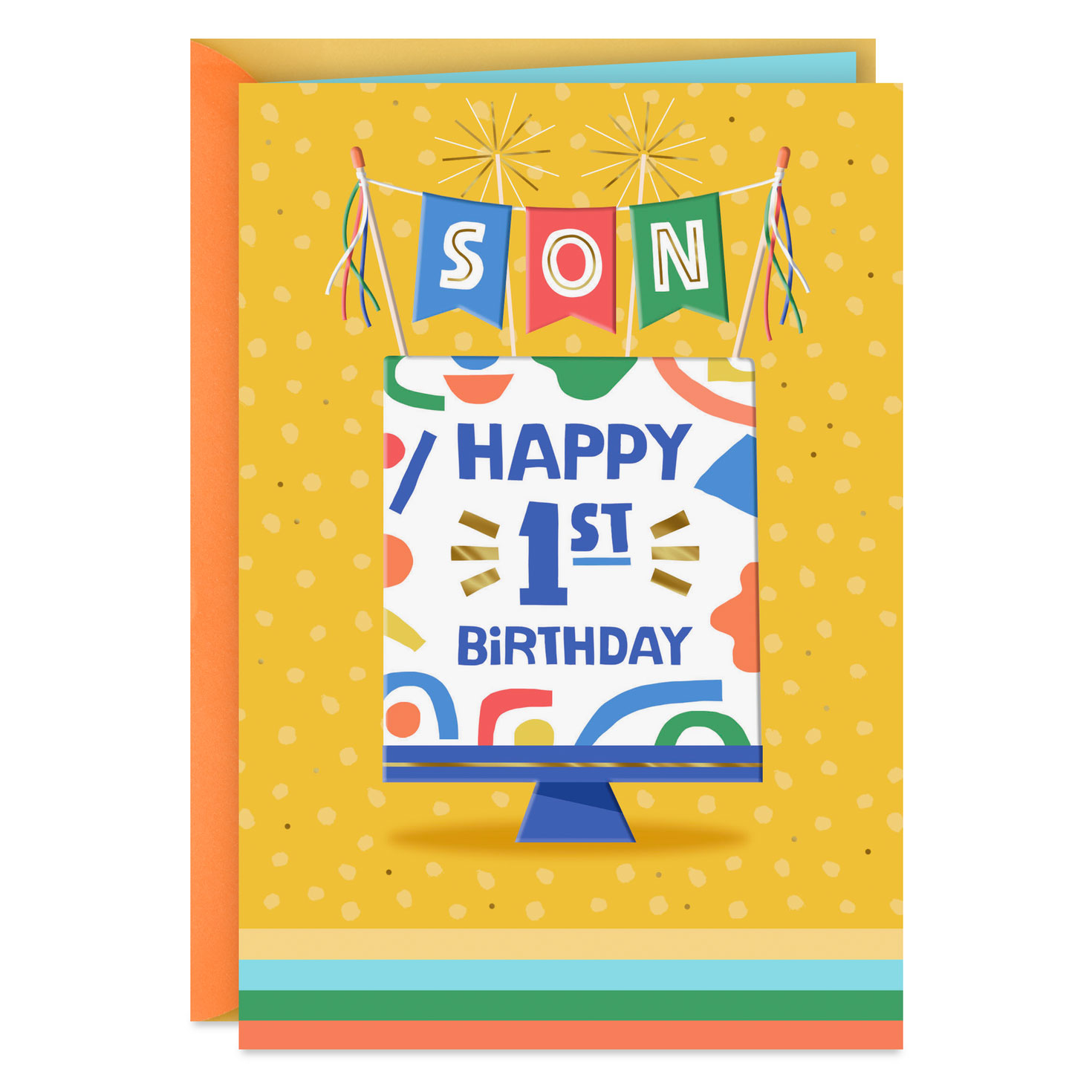 UNIQ 1st BIRTHDAY フォトカード付き Amazon.com : Stuff4 1st Birthday Card Girl - Unicorn
