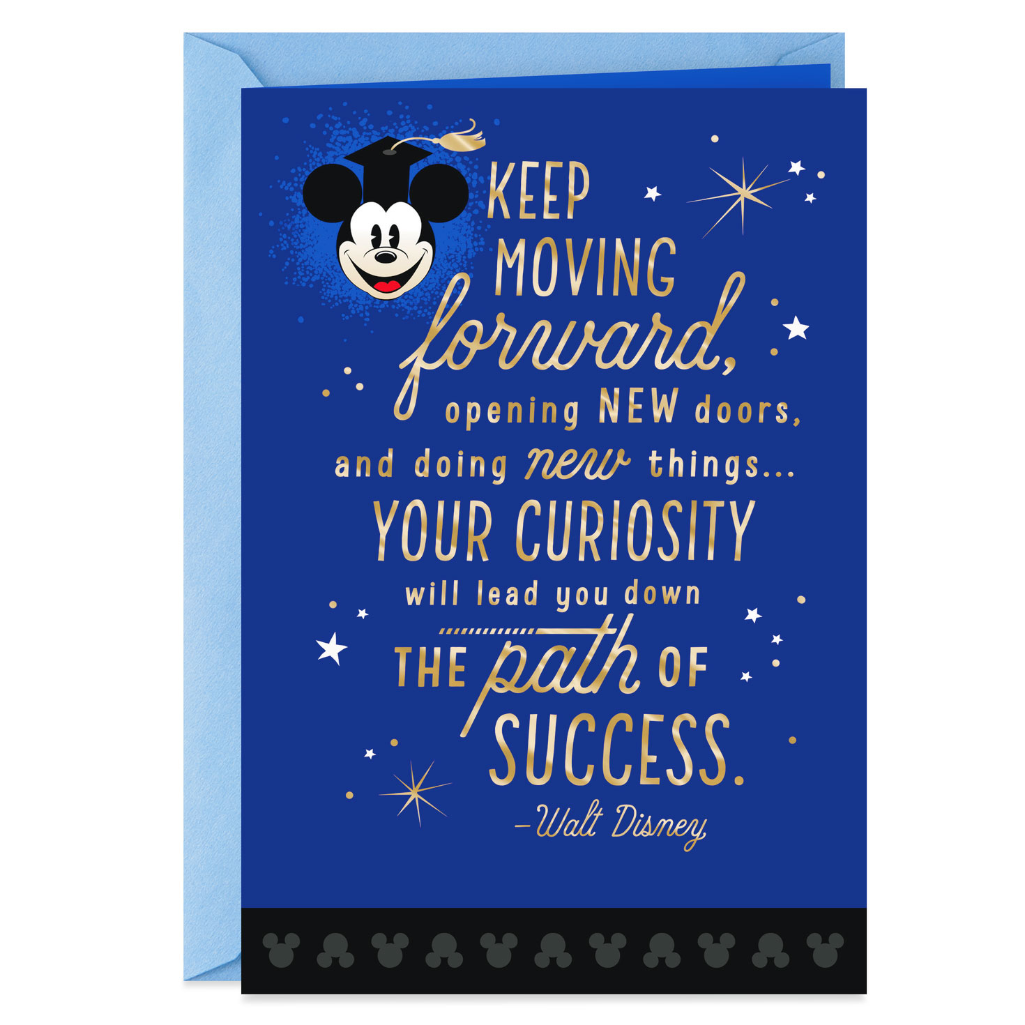 Disney Mickey Mouse Follow Your Heart Graduation Card, , large