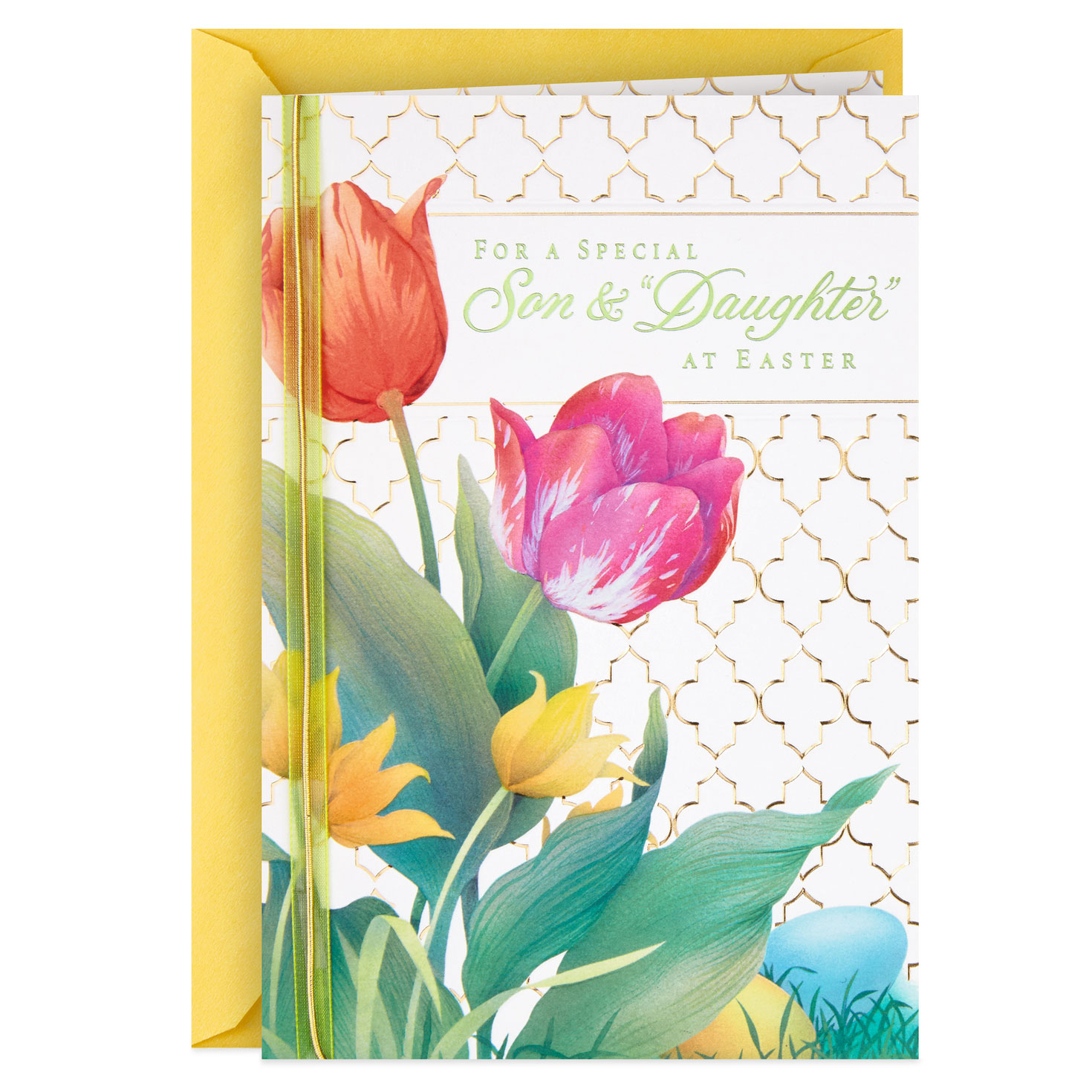 Pack Of 4 Easter Blessings Mini Happy Easter Greeting Cards - Love Kate's - View #2