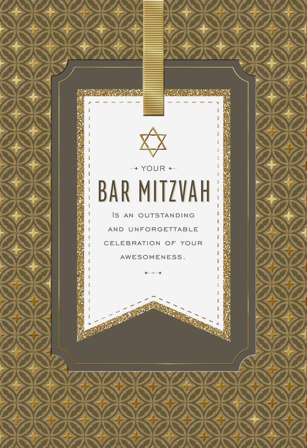 greeting father birthday card to Card Bar Your Awesomeness A of Celebration Mitzvah