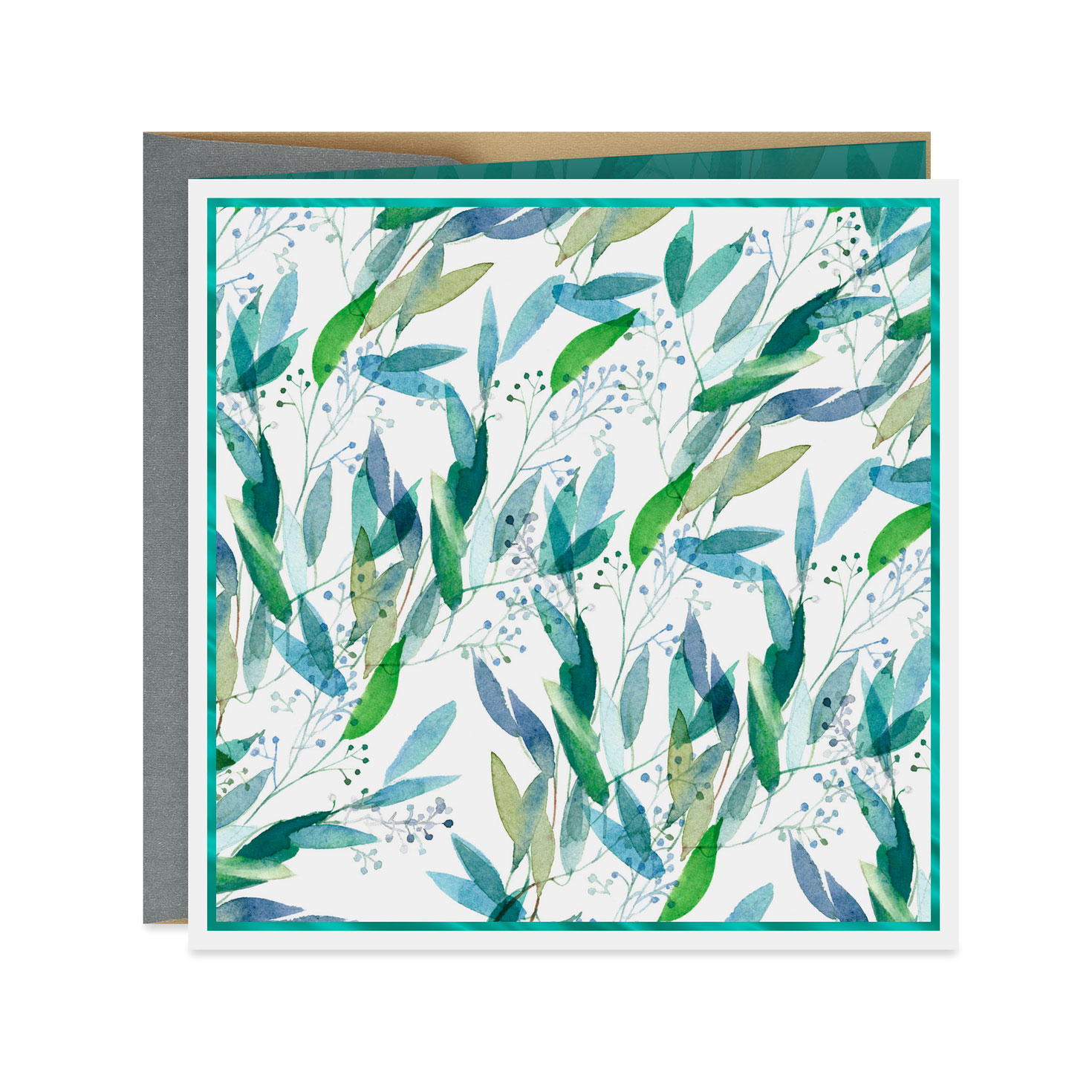 vine design blank card greeting cards hallmark