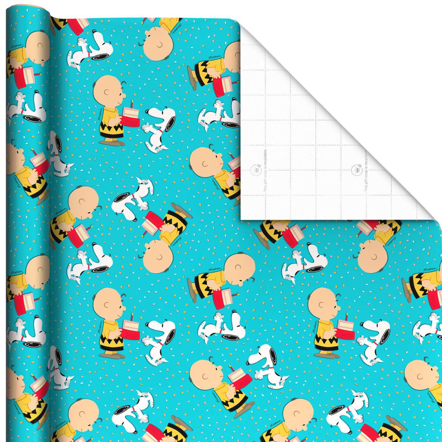 Peanuts wrapping paper on sale