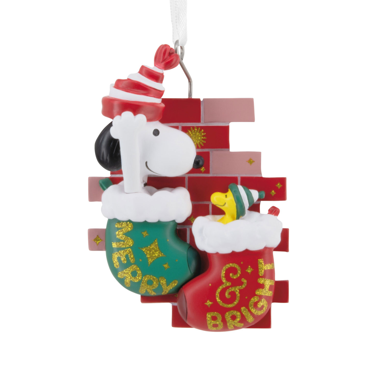 Hallmark PEANUTS SNOOPY サリー クリスマスオーナメント Peanuts® Snoopy and Woodstock Merry & Bright Hallmark Ornament