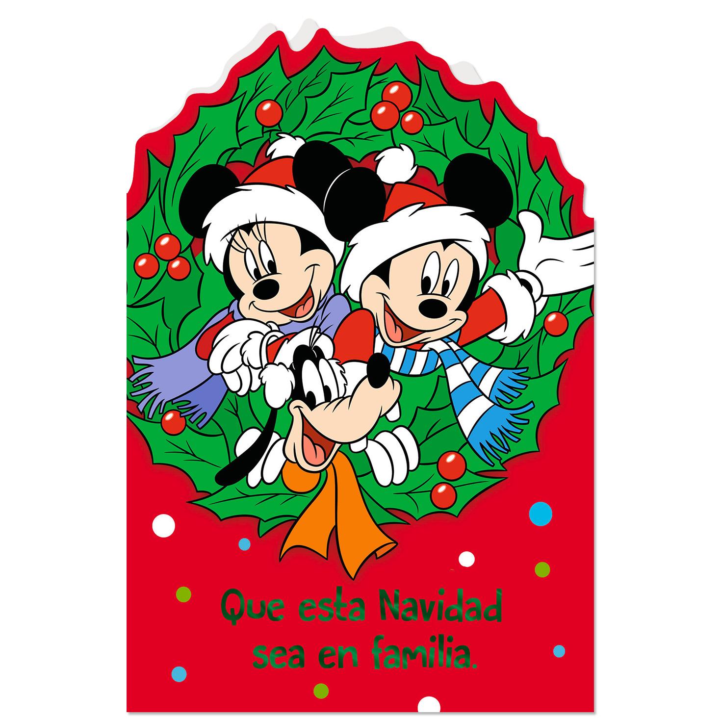 disney mickey and friends wreath spanishlanguage