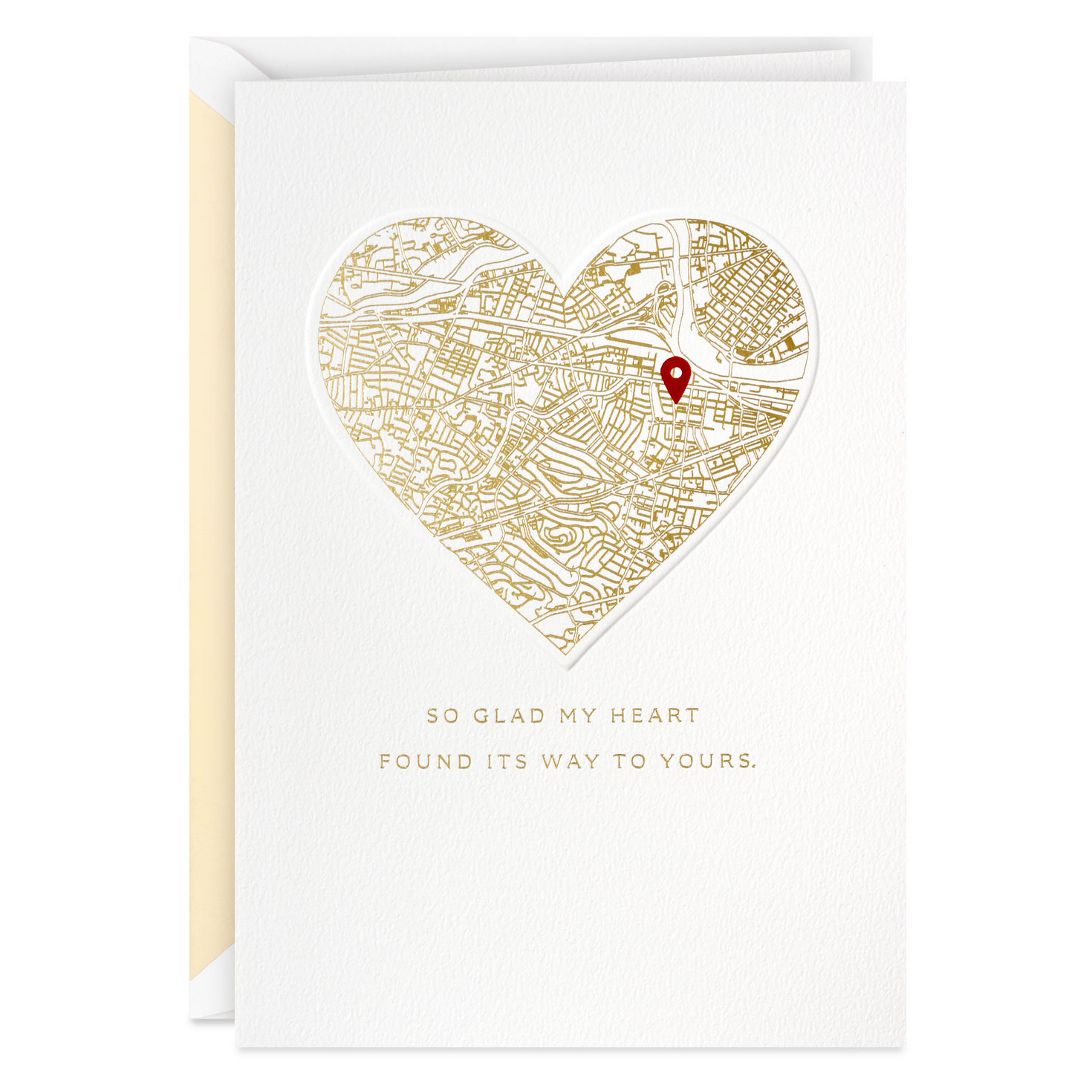 My Heart Found Its Way to Yours Love Card - Greeting Cards 