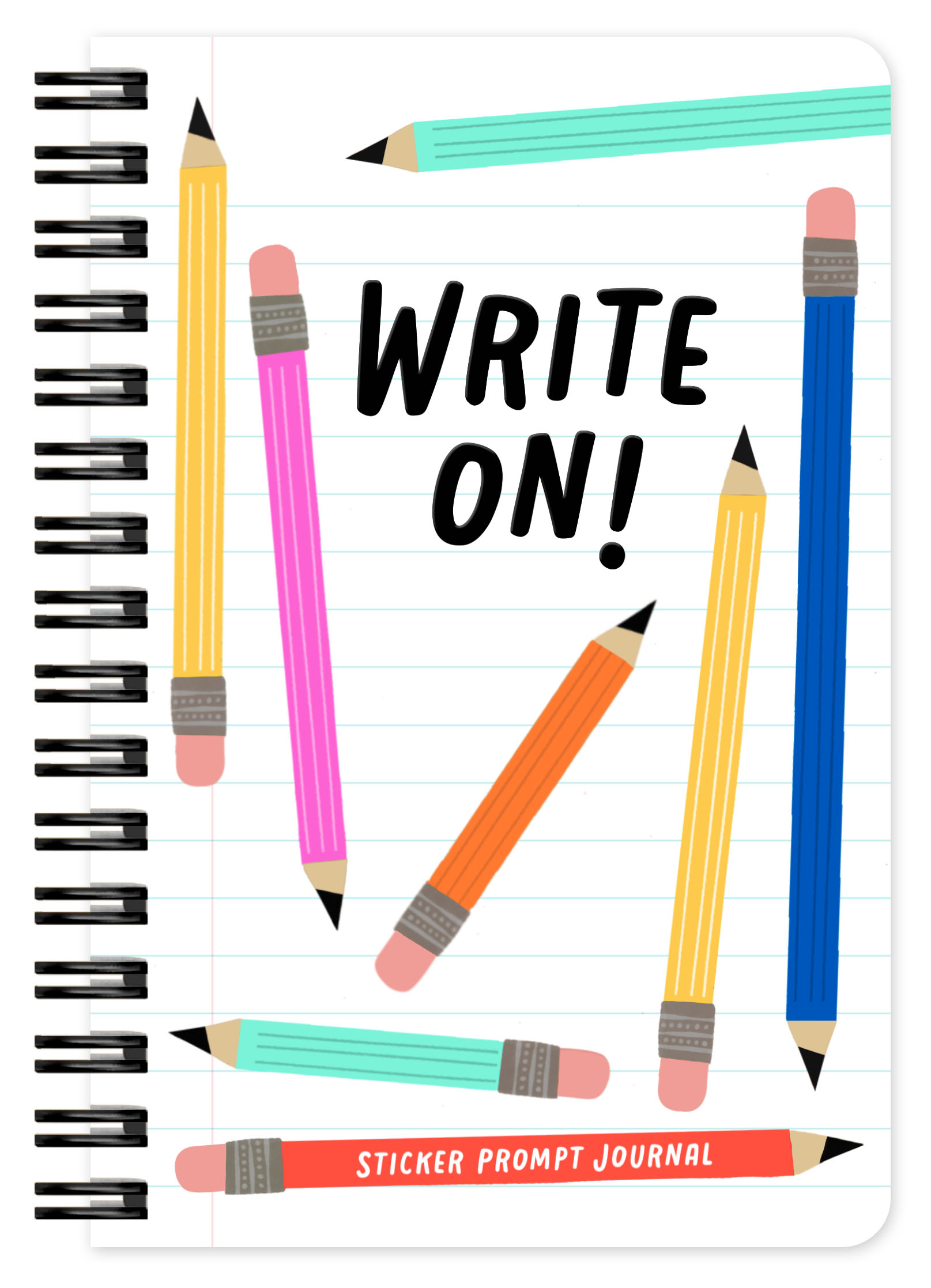 Write On! Prompted Journal With Stickers, , hgs-image