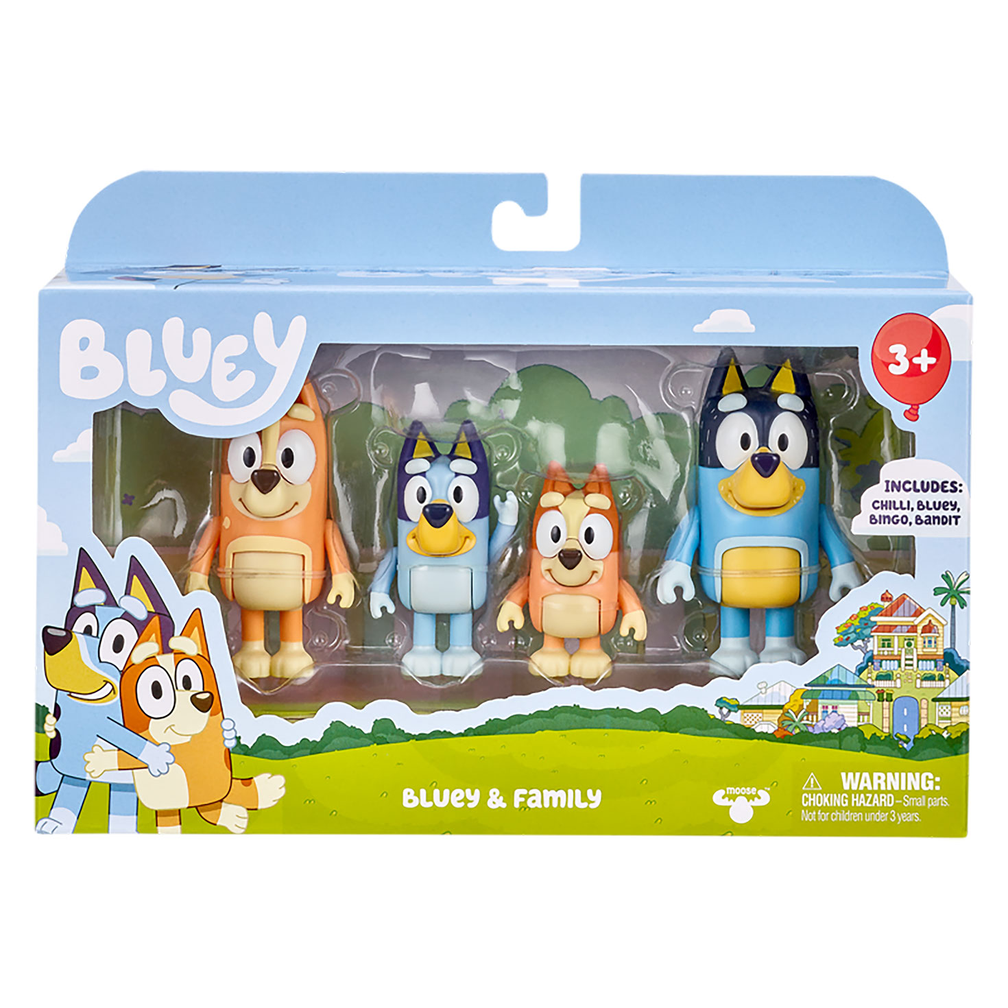 Bluey Family Play Figures Set of 4 Kids Toys Hallmark
