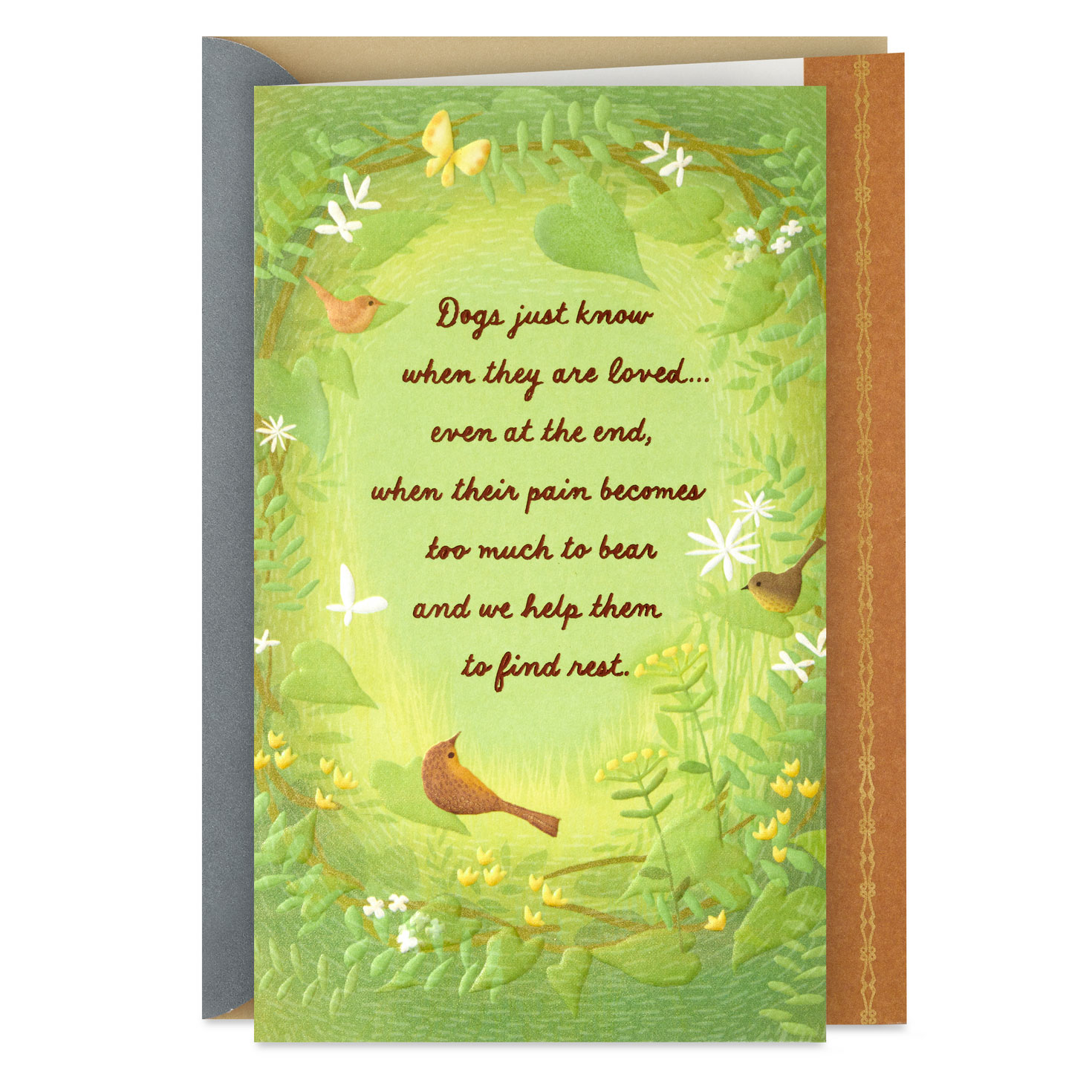 They Know When They're Loved Sympathy Card for Loss of Dog - Greeting Cards | Hallmark they-know-when-they-re-loved-sympathy-card-for-loss-of-dog-greeting-cards-hallmark