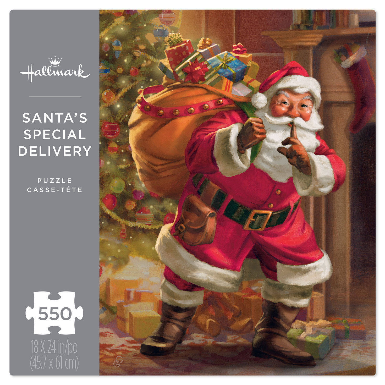 Santa's Special Delivery 550Piece Jigsaw Puzzle Puzzles Hallmark