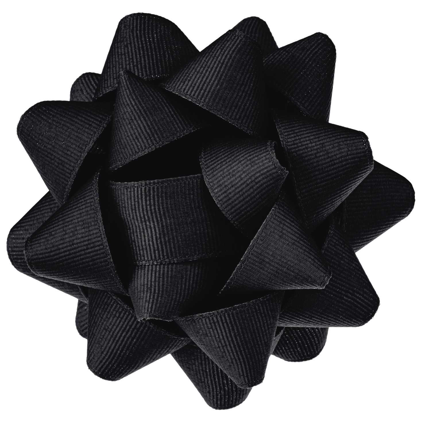 Black Grosgrain Ribbon Gift Bow, 4.6 - Bows & Ribbons