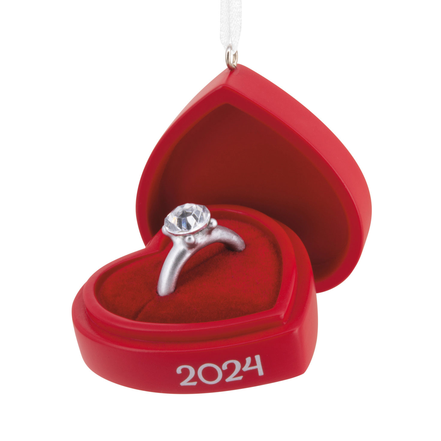Engagement ring in red box cheap