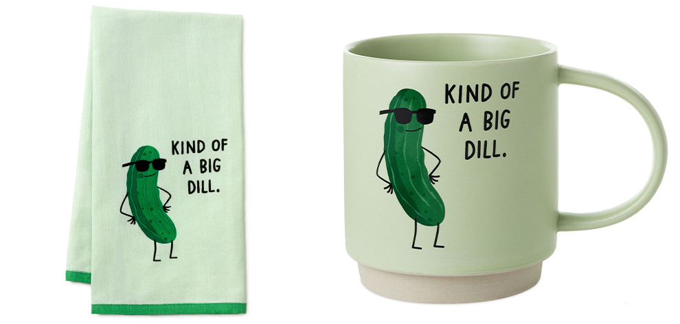 Big Dill towel and mug